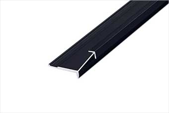 柳州航空纤维墙咔铝合金阳角线（哑黑氧化）