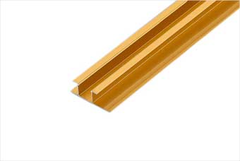 柳州航空纤维墙咔铝合金带灯中条（钛金氧化）