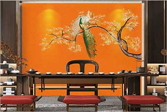 柳州森佰汇航空纤维墙咔（春花秋月）