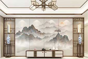 柳州森佰汇航空纤维（山水画系列）